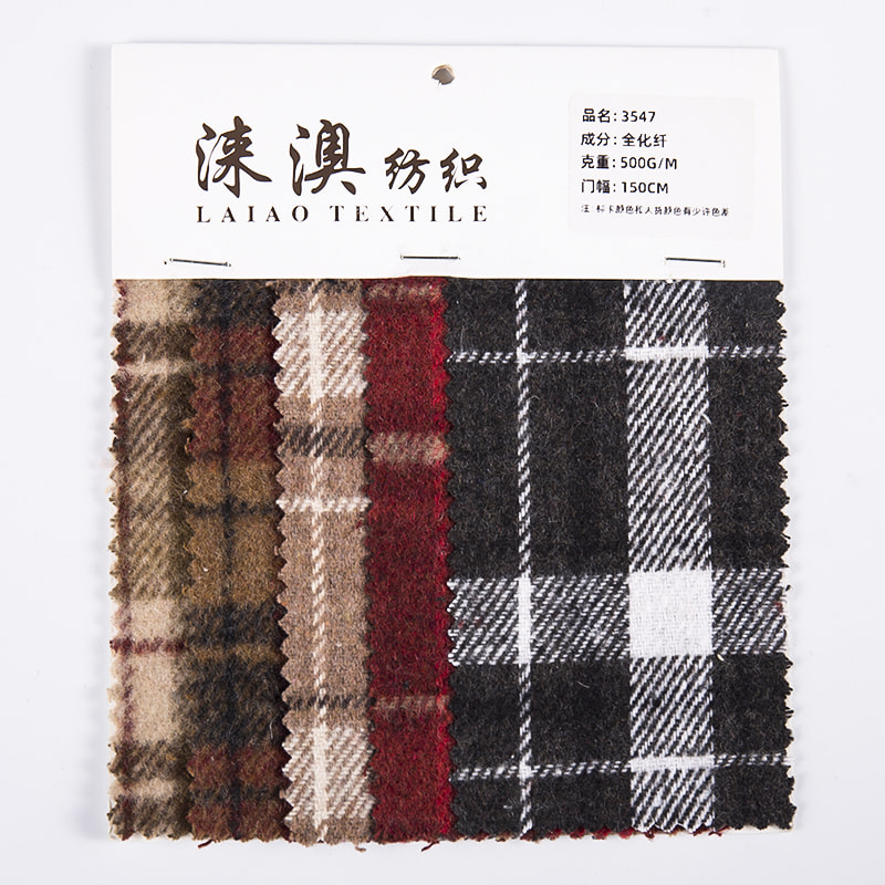 Rode nieuwe design geruite twill tweedstof voor overhemden 3547