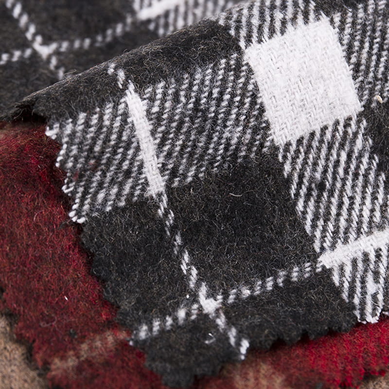 Rode nieuwe design geruite twill tweedstof voor overhemden 3547