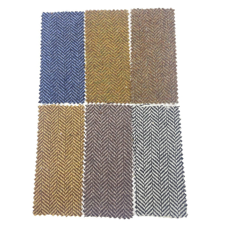 Klassiek visgraatpatroon, meerdere kleuren beschikbaar voor kleding 3491